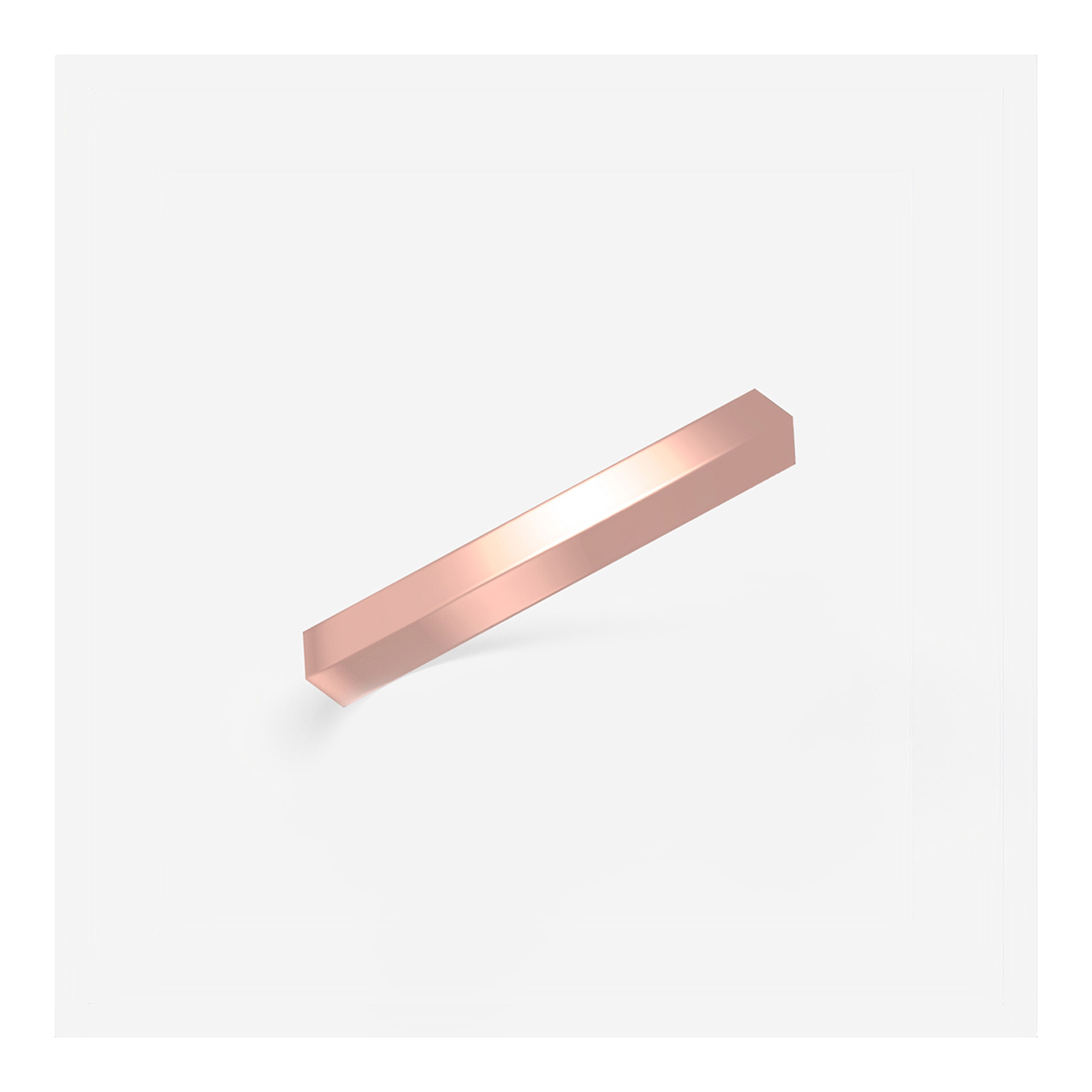 Additional Image 1 for  3mm Knife Edge Wedding Band